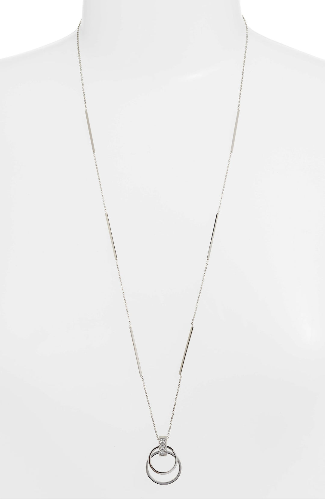 Crystal Open Pendant Necklace | More Colors Available