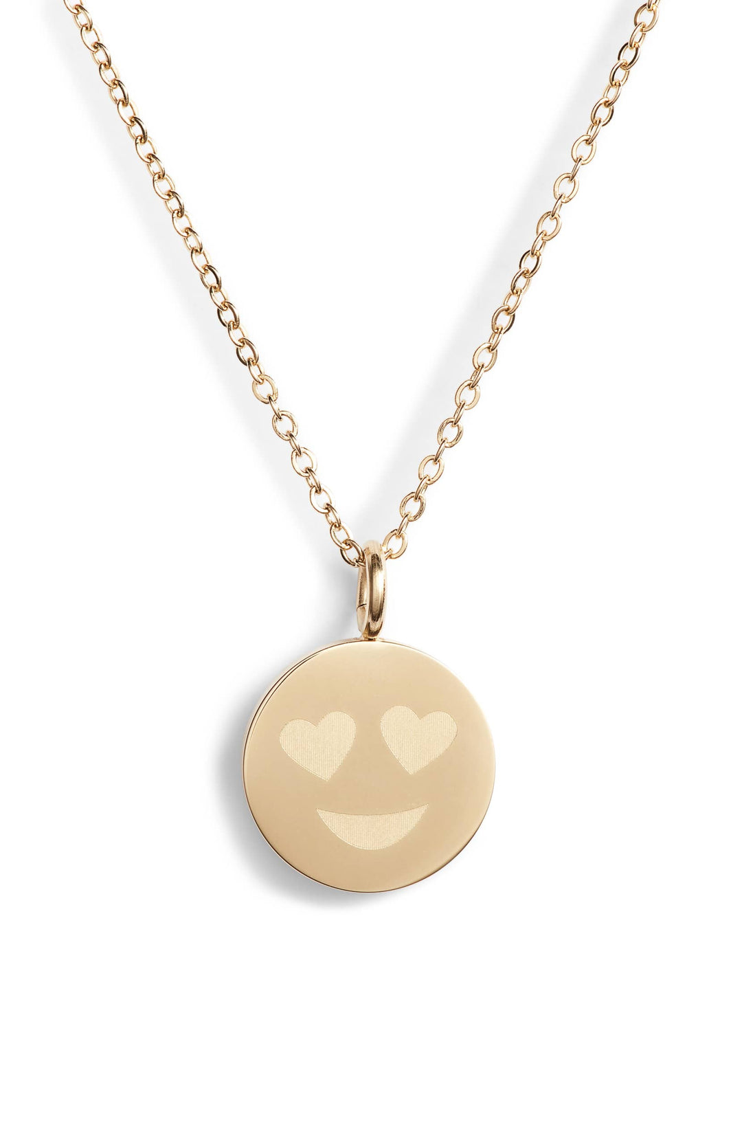 Luxe Charmy Necklace | Heart Eyes Emoji