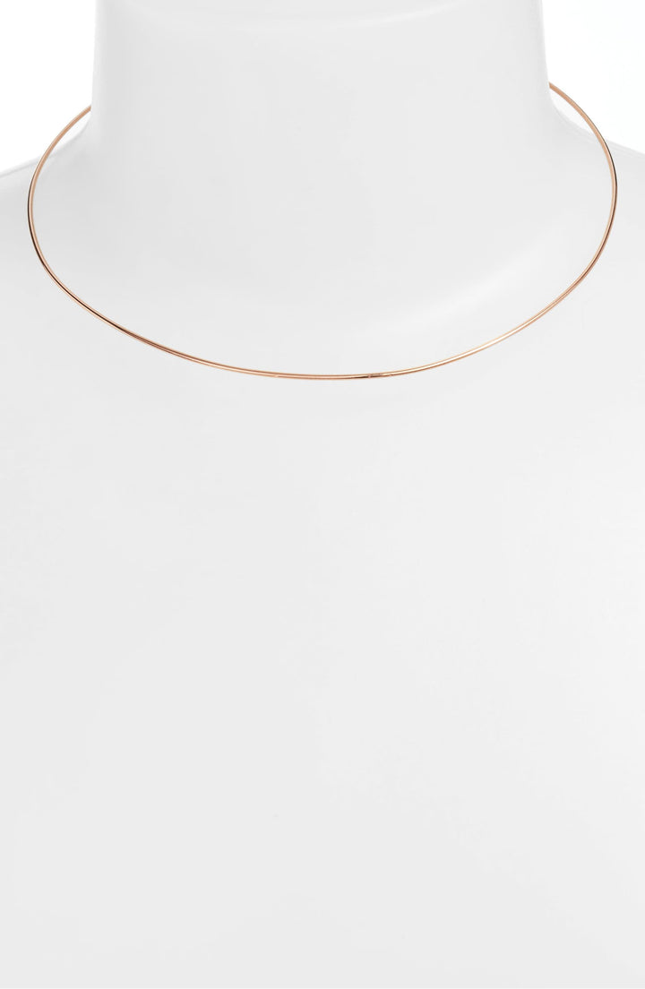 Pearl Choker Collar - Rose Gold