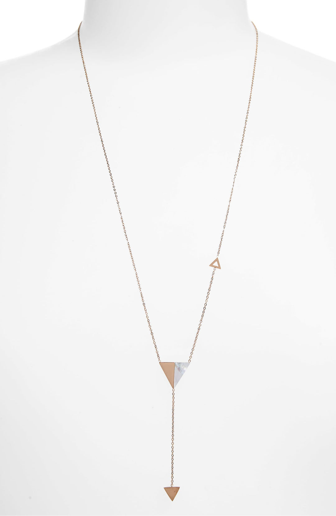 Triangle Y-Drop Necklace