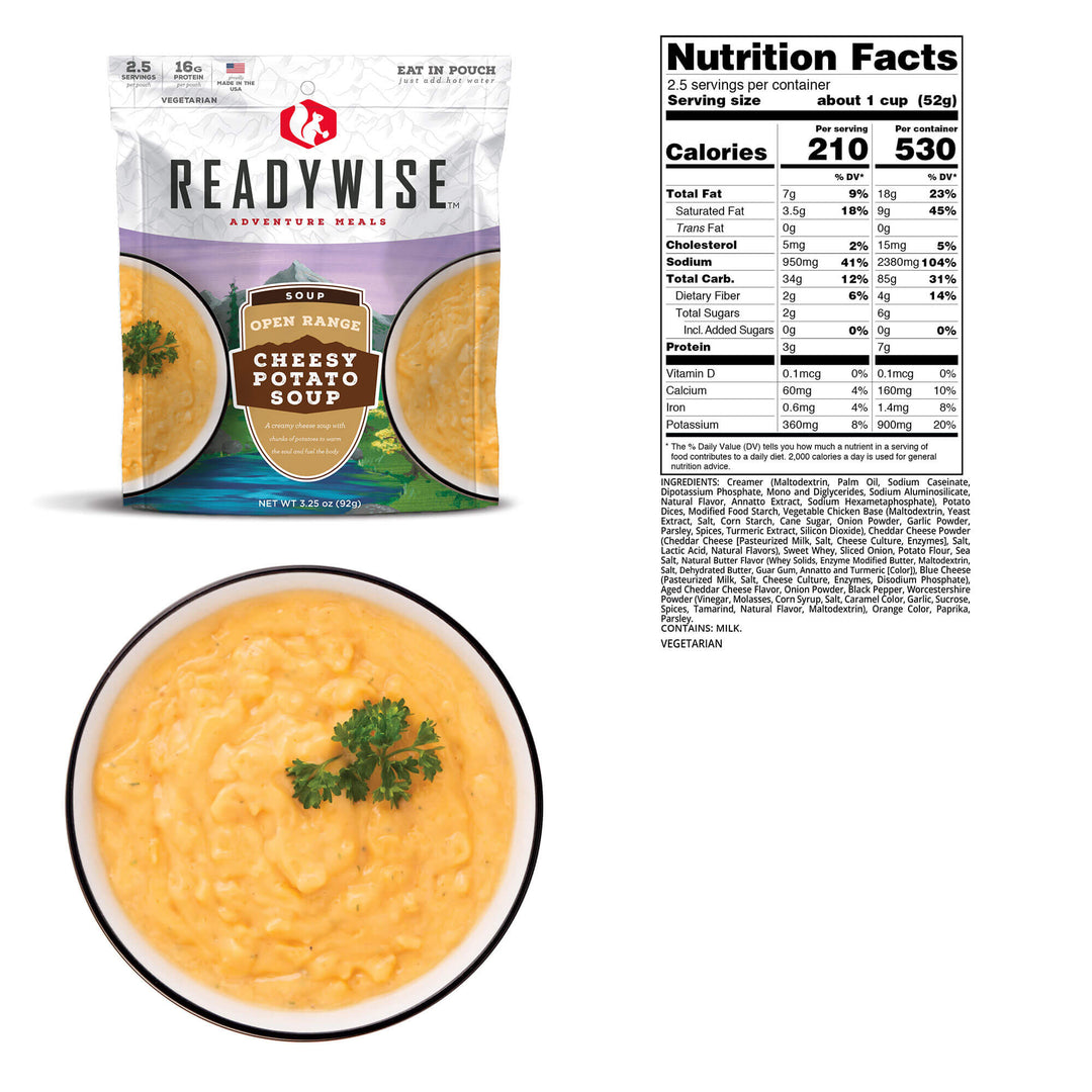 6 CT Case Open Range Cheesy Potato Soup - Deal Changer