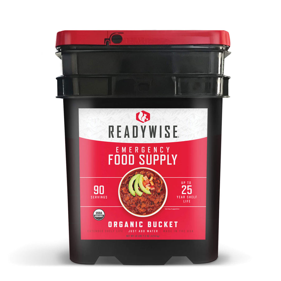 Readywise 90 Serving Organic Bucket Food Supply - Deal Changer