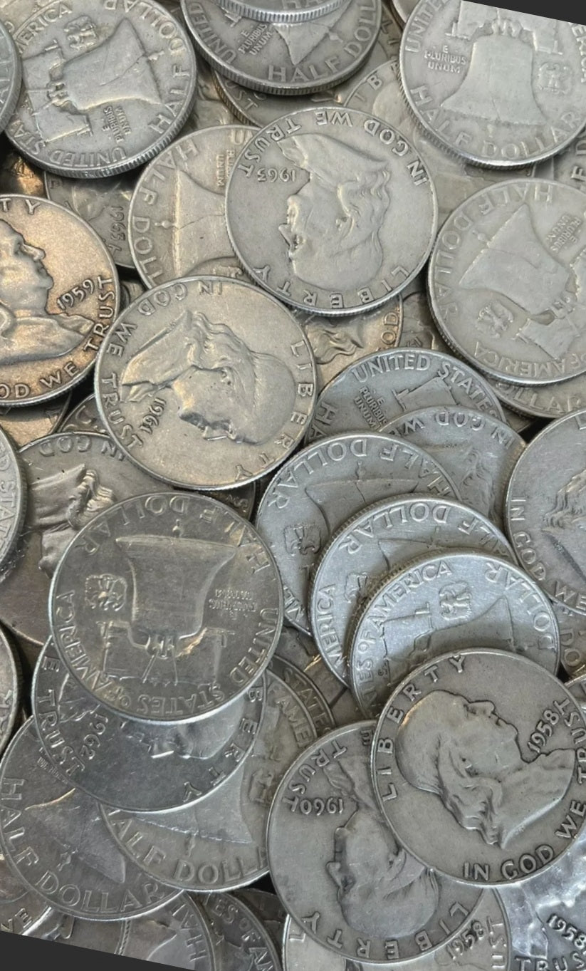 Franklin Half Dollar Circulated 90% Silver - Deal Changer