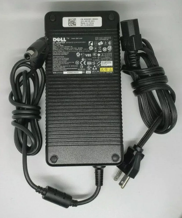 OEM 戴尔 210W 正品交流适配器戴尔精密笔记本电脑 PA-7E DA210PE1