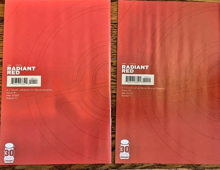 Radiant Red - Image Comic Book Series: #1-5