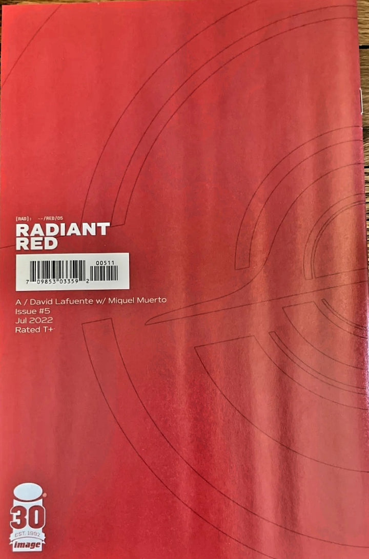 Radiant Red - Image Comic Book Series: #1-5