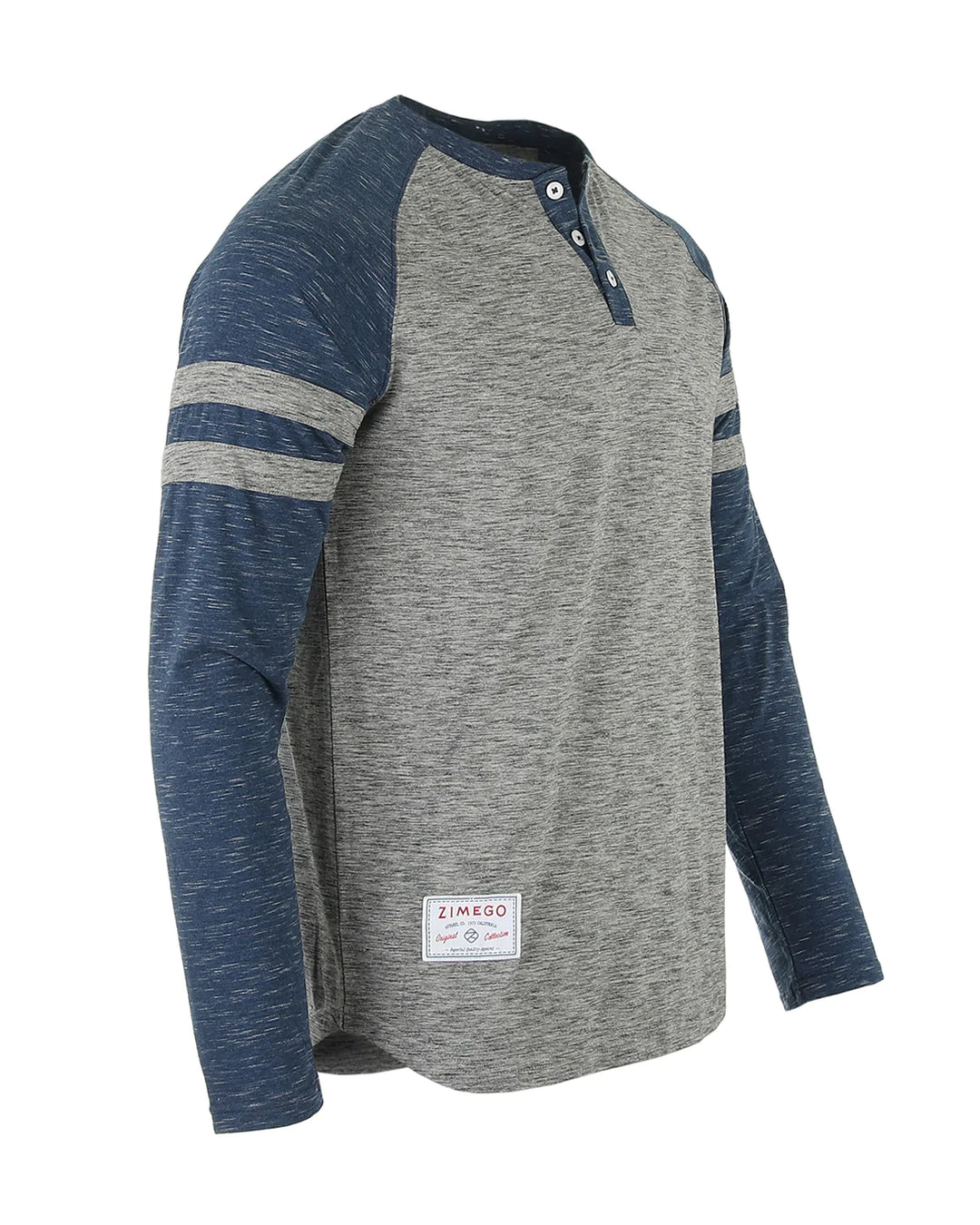 ZIMEGO Men’s Casual Long Sleeve Baseball Raglan Athletic Fashion Henley Shirt