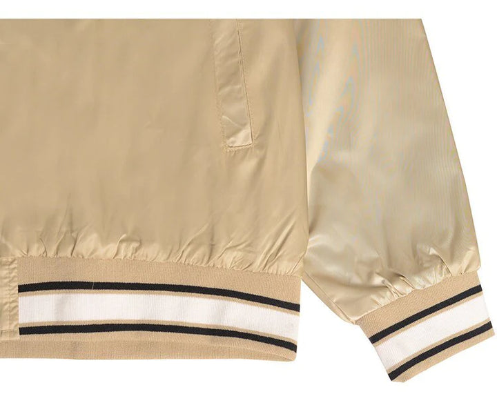 Baseball Jacket Men Letter Embroidery Patch Bomber Coats Autumn Oversized Vintage High Street Outwear Couple Streetwear