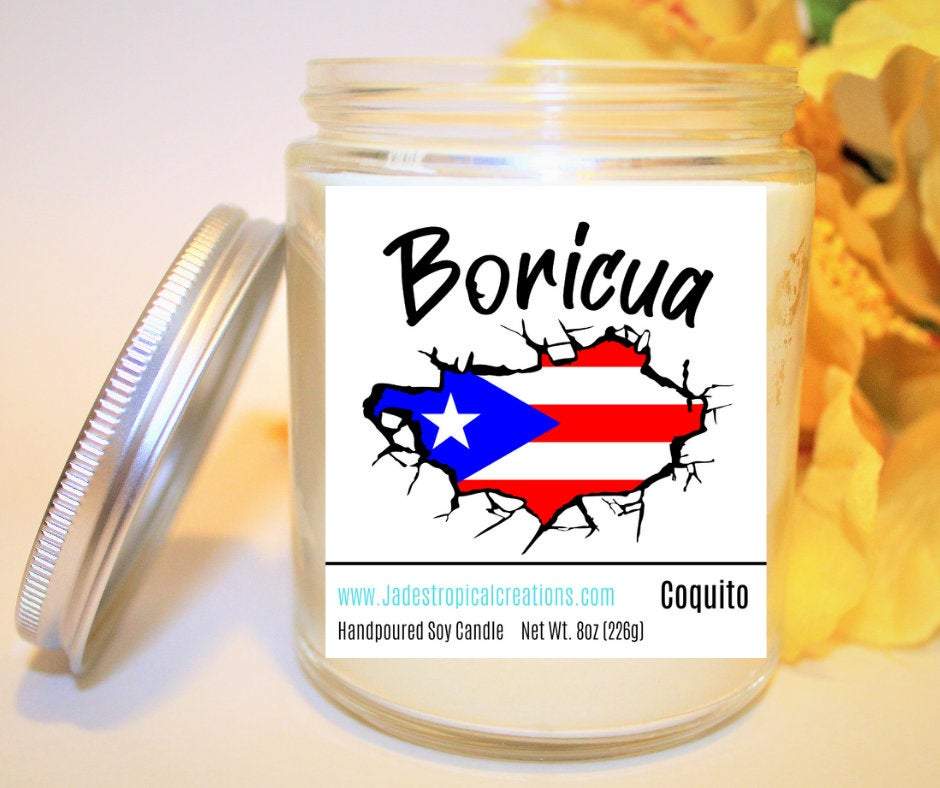 Boricua Spanish Candle