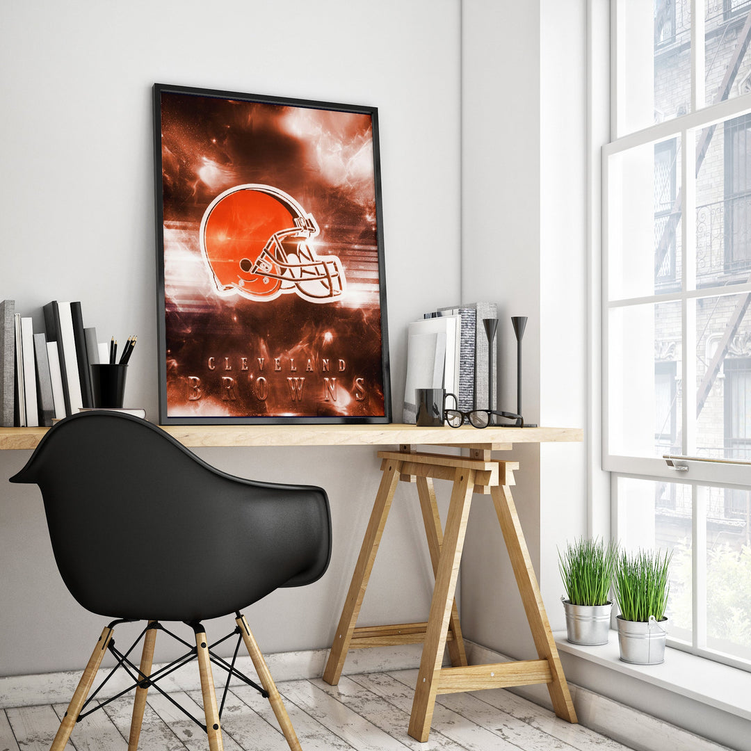 CLEVELAND BROWNS NFL QUALITY POSTER PRINT