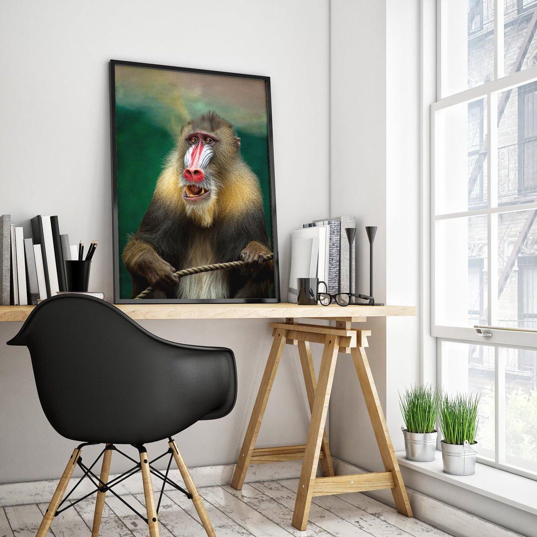 BABOON - HOME DECOR PICTURE QUALITY PRINT