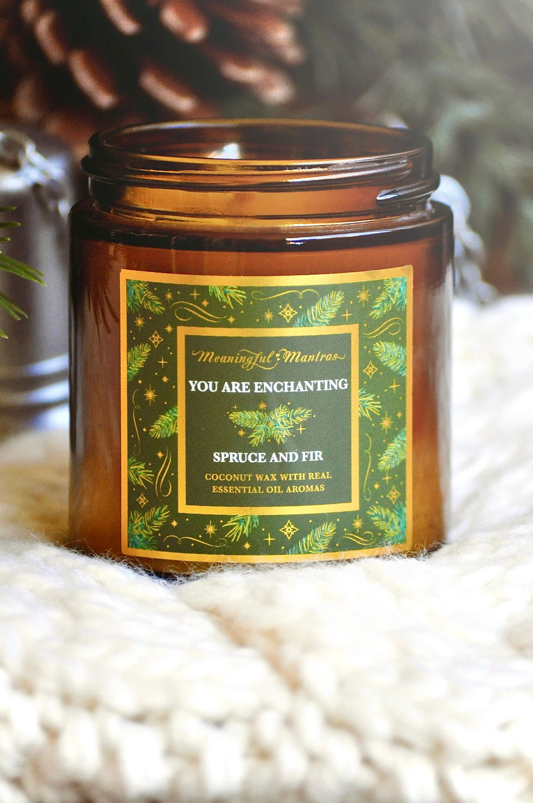 You Are Enchanting Spruce & Fir 4oz Mini Candle