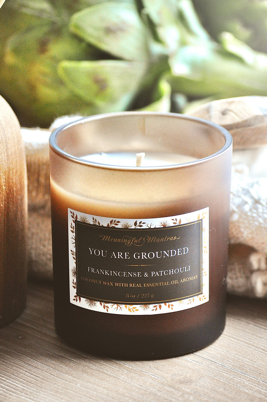 You Are Grounded Frankincense & Patchouli 8.1 oz Candle