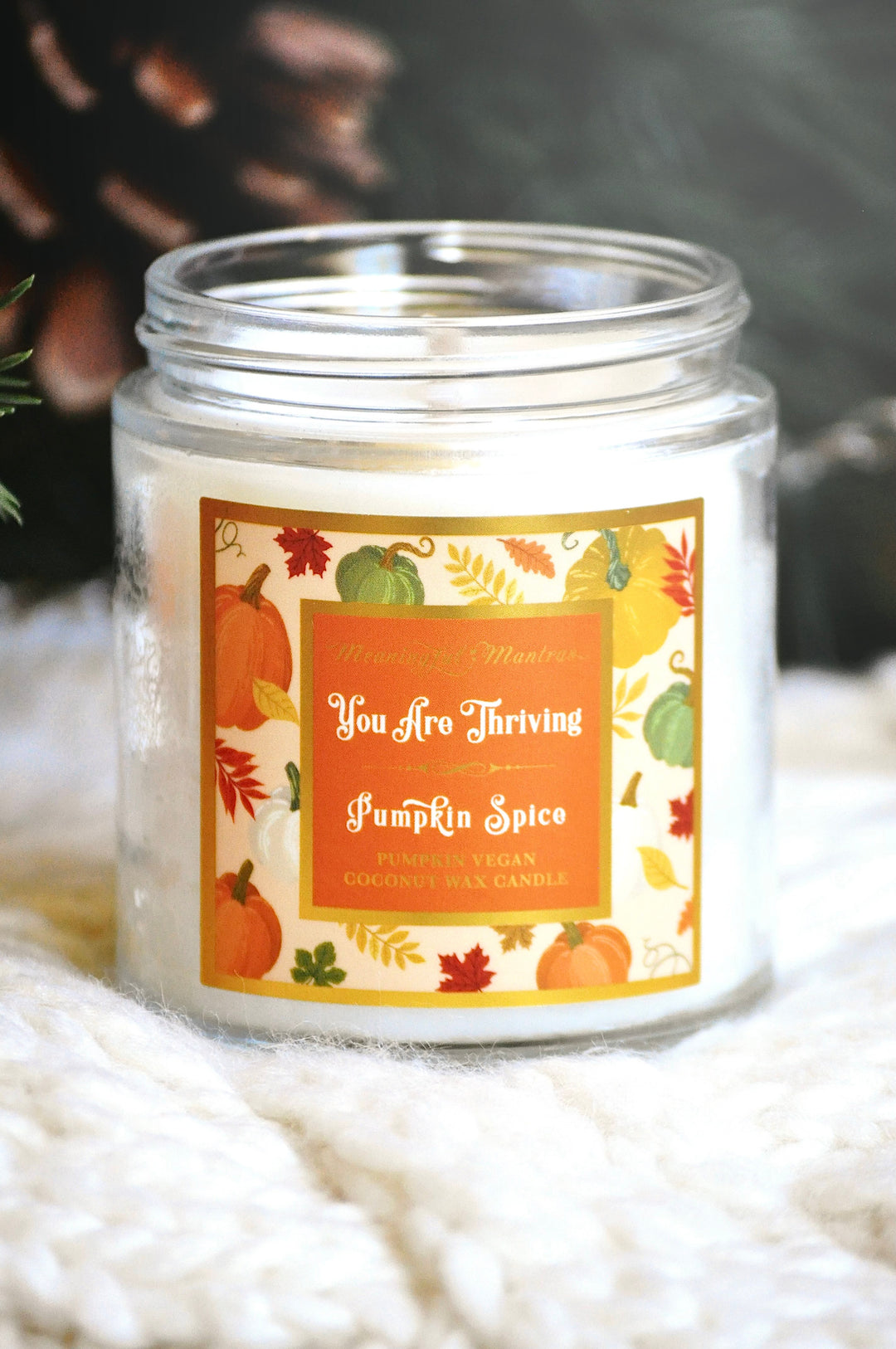 You Are Thriving Pumpkin Spice 4oz Mini Candle