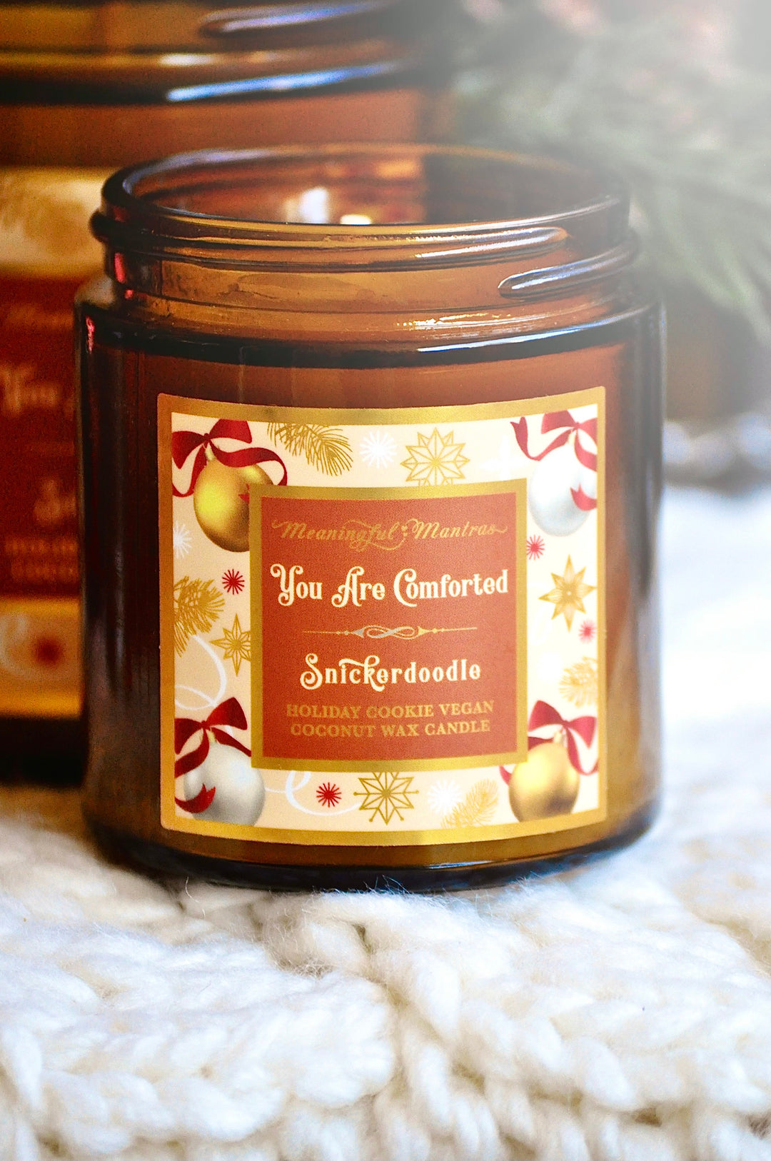 You Are Comforted Snickerdoodle Cookie 4oz Mini Candle