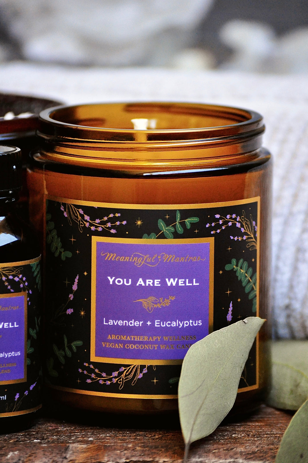 You Are Well Lavender Eucalyptus 8oz Candle