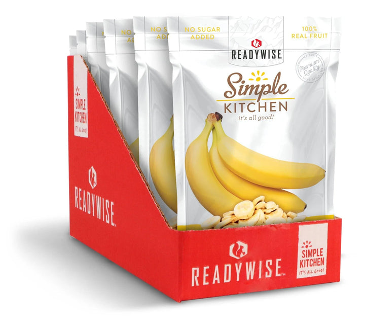 Estuche 6 CT Simple Kitchen Plátanos liofilizados 3 años
