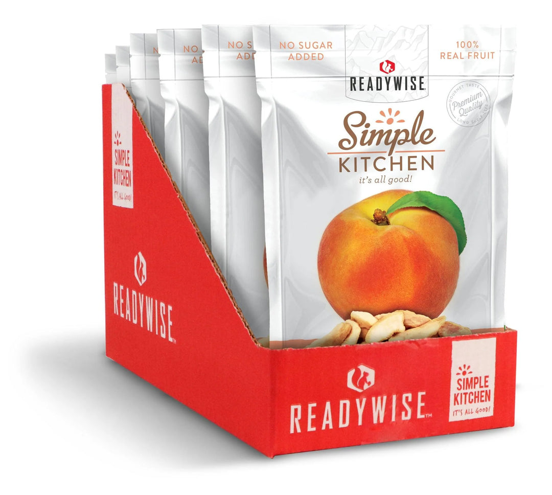 6 CT Case Simple Kitchen Peaches Gluten Free Vegetarian Freeze Dried