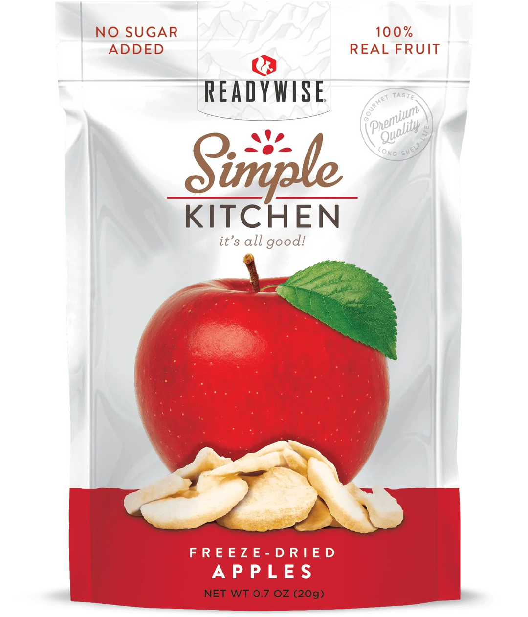 Freeze-Dried Sweet Apples Food Travel 6 Pack Gluten Free Vegetarian