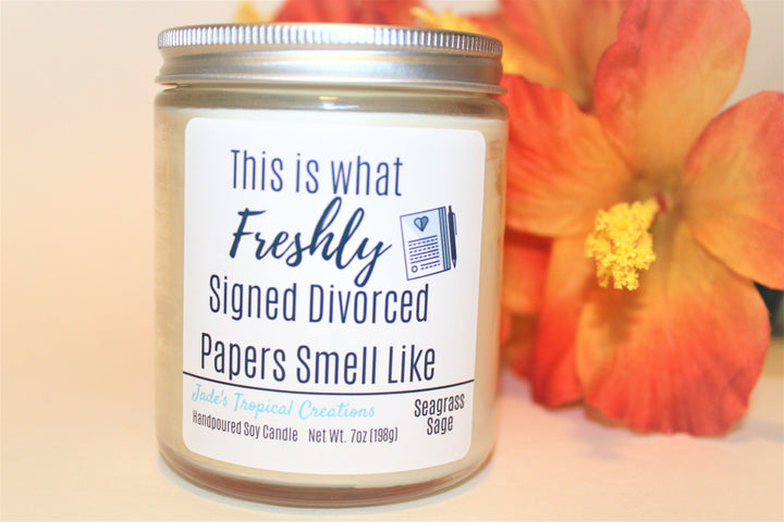 Divorce Papers Smells Like Candle