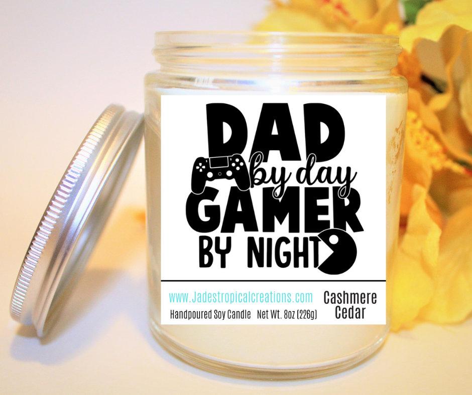 Gamer Dad Candle