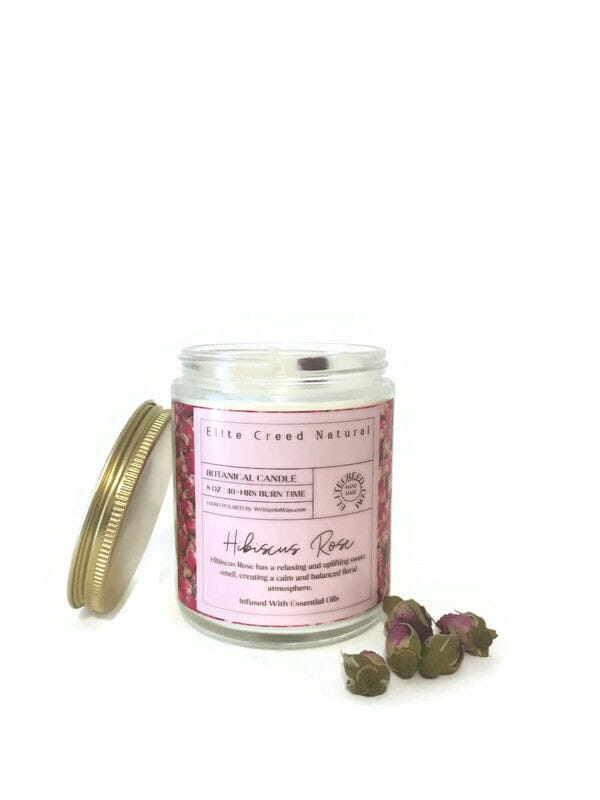 Hibiscus Rose Candle-0