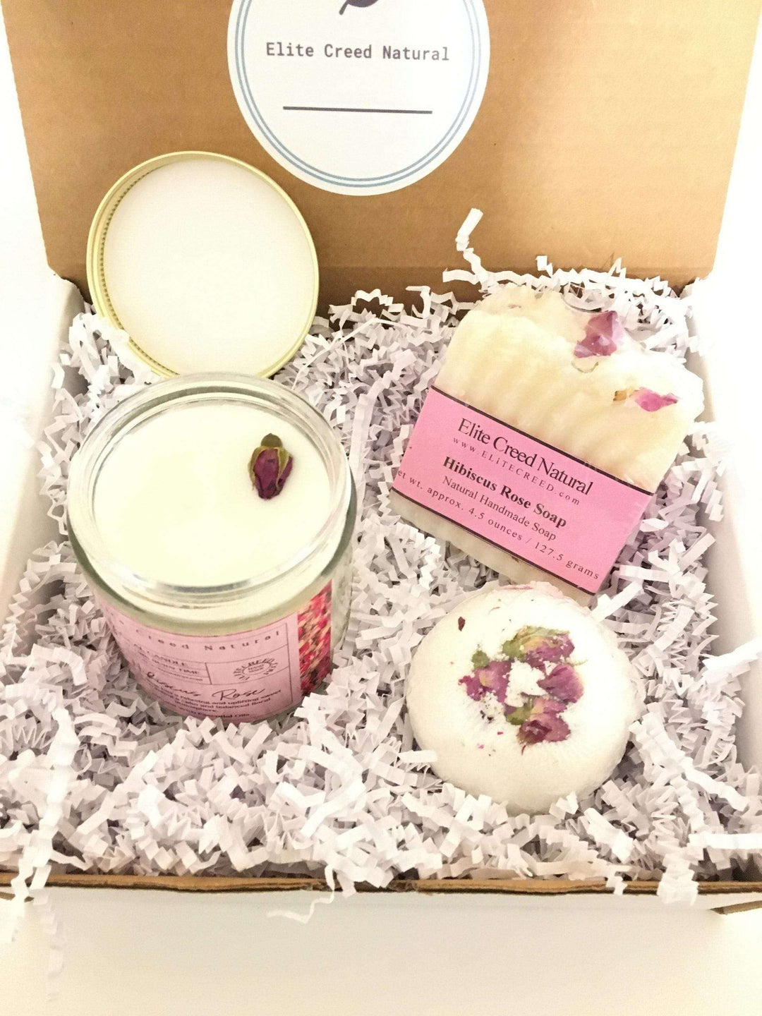 Hibiscus Rose Candle Gift Set-0