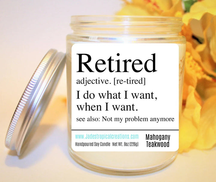 Funny Retired Candles