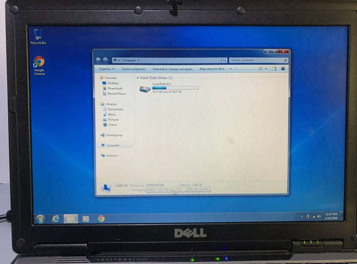 Dell Latitude D420 12" Windows 7 Laptop Intel 1.2GHZ WIFI - Deal Changer