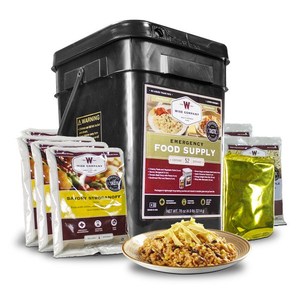 52 Servings of Wise Freeze Dried Emergency Food & Drink Storage - Free Shipping - Deal Changer