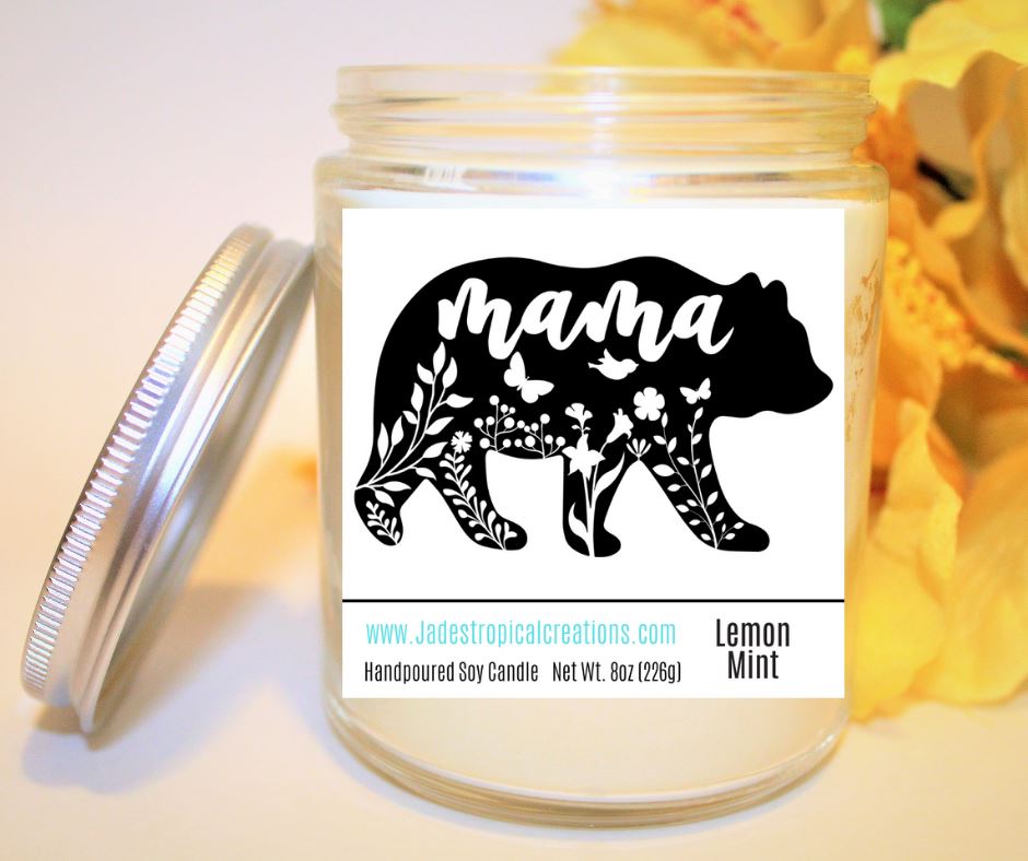 Mama Bear Mom Candle