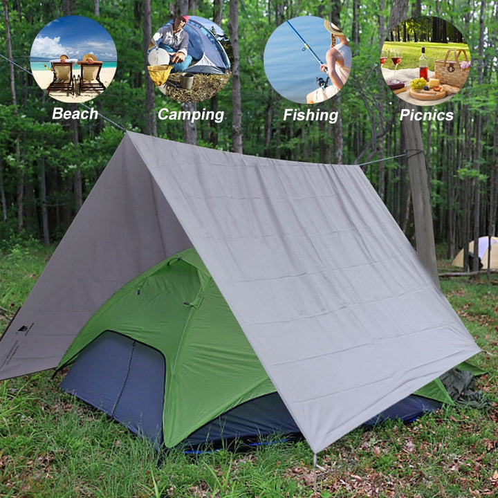 Ultralight Camping Mat Waterproof Tent Tarp Sun Shelter Tear Resistant Ground Sheet Picnic Beach Blanket Hiking Tourist