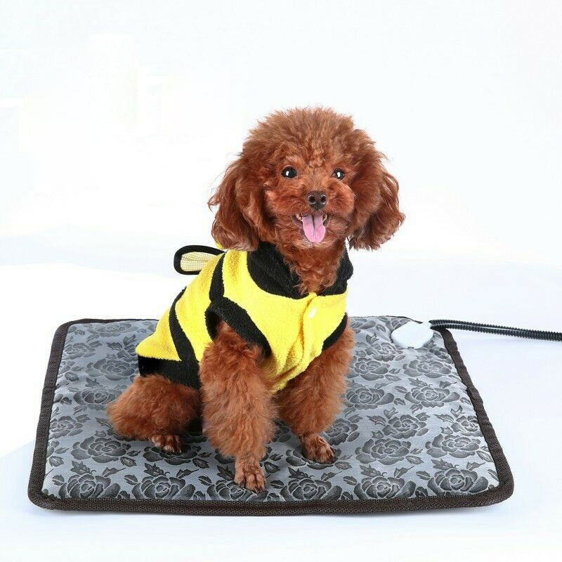Pet Dog Cat Cushion Electric Blanket Bed Warmer US Plug Waterproof Pets Dog Warmer Bed Pad Puppy Heating Element Pad Constant