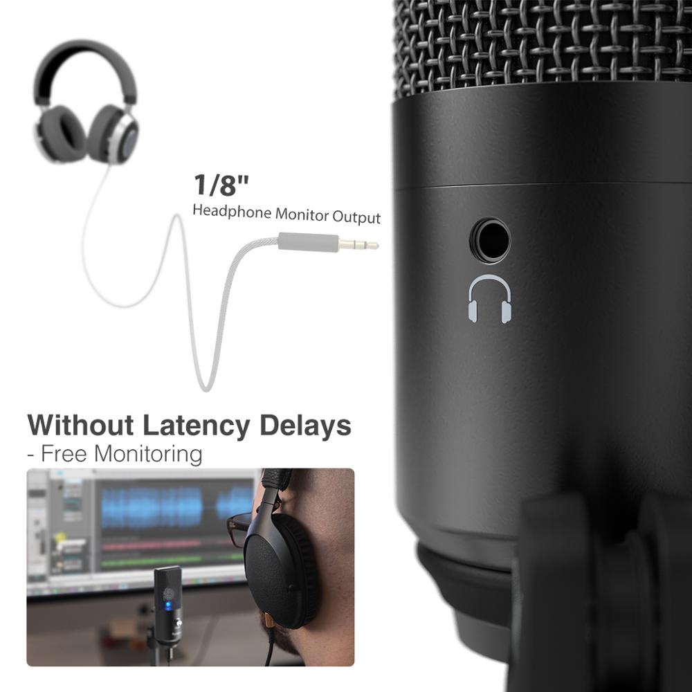 USB Microphone: Laptop & Computers - Recording Streaming Twitch Voice overs Podcasting for YouTube