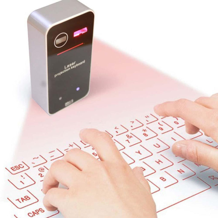 Virtual Laser Keyboard Bluetooth Wireless Projector Phone Keyboard For Computer Iphone Pad Laptop With Mouse Function
