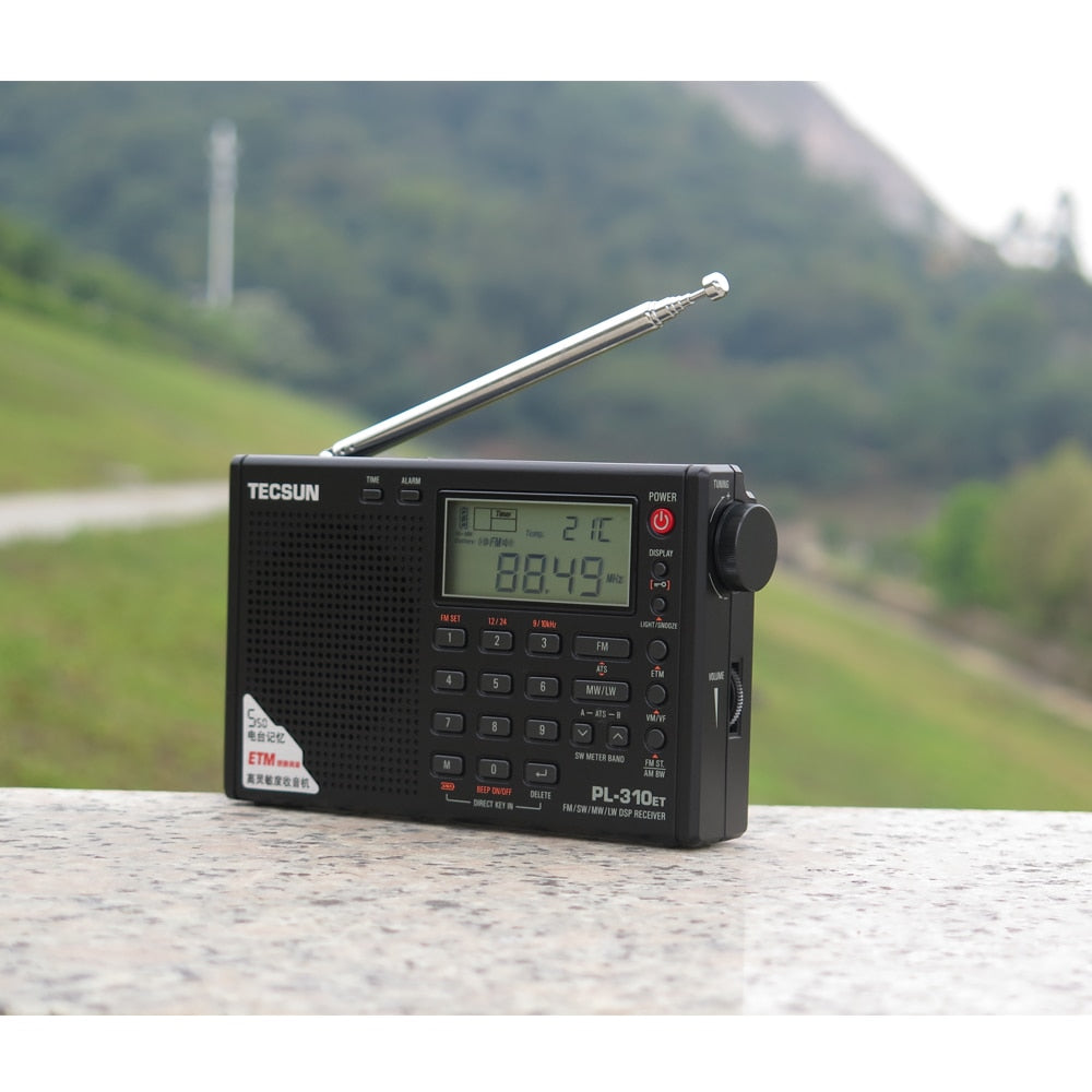 Full Band Radio Digital LED Display FM/AM/SW/LW Stereo Radio with Broadcasting Strength Signal