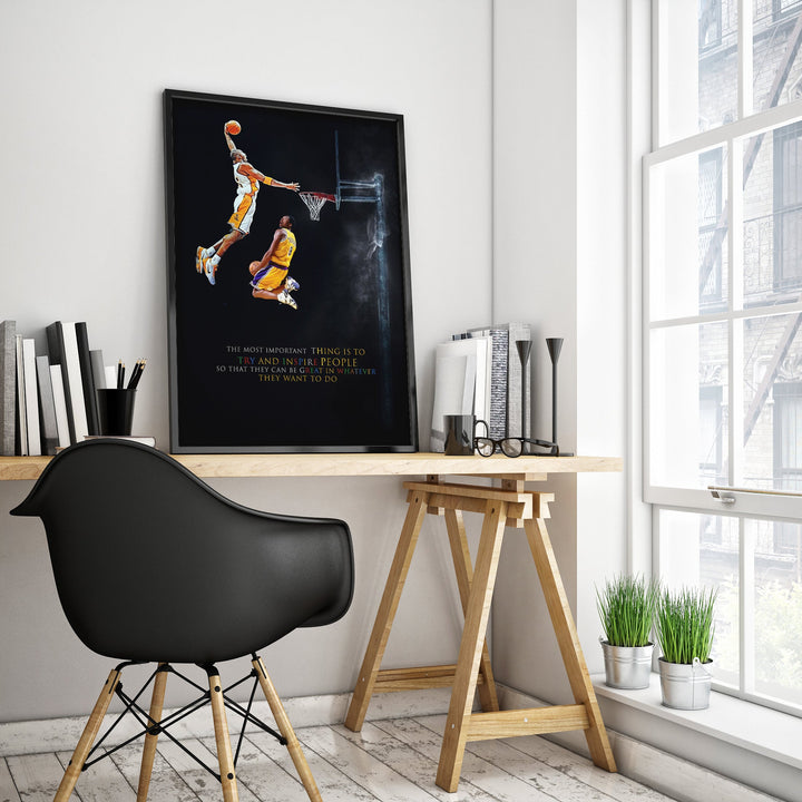 KOBE BRYANT Poster Print | Many Sizes | NBA