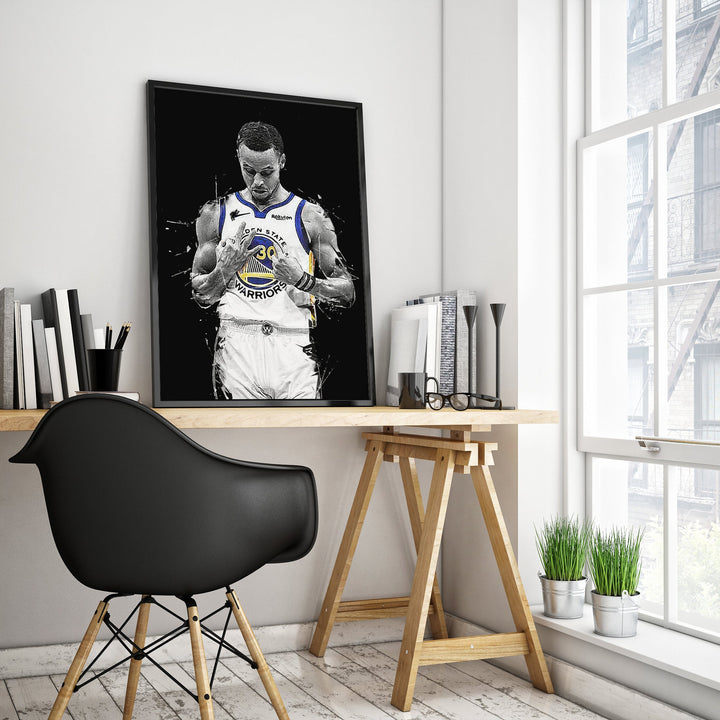 STEPH CURRY - GOLDEN STATE WARRIORS PRINT