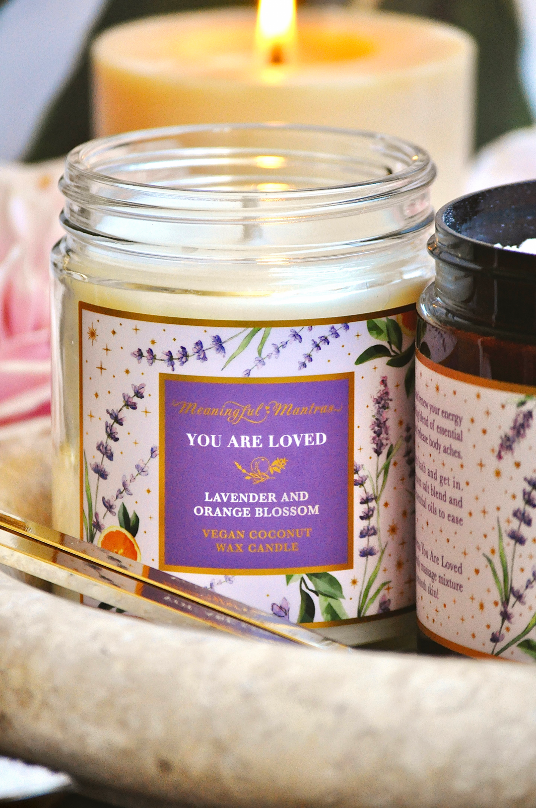 You Are Loved Lavender & Orange Blossom 8oz Candle