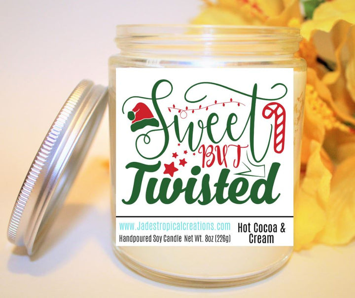 Sweet But Twisted Christmas Candle-0