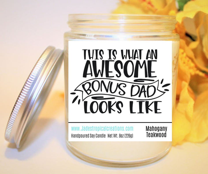 Awesome Bonus Dad Candle