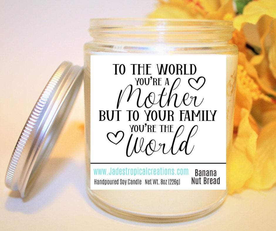 To The World Mom Candle