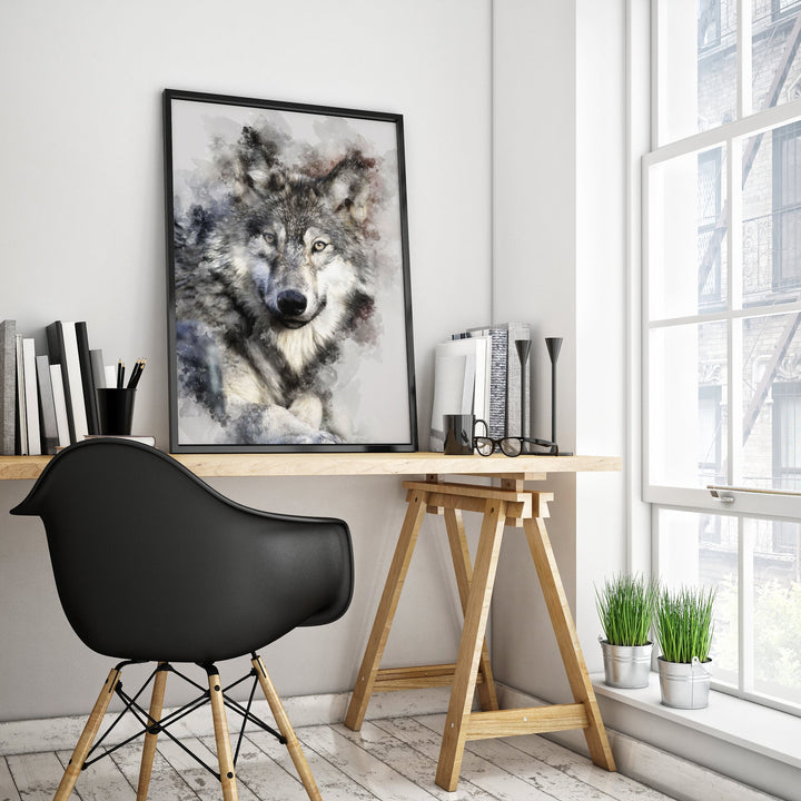 WOLF - WILDLIFE HOME OFFICE QUALITY PRINT